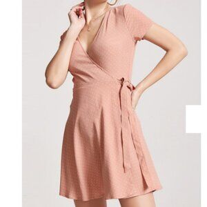 Forever 21 Blush Polka Dot Mini Dress